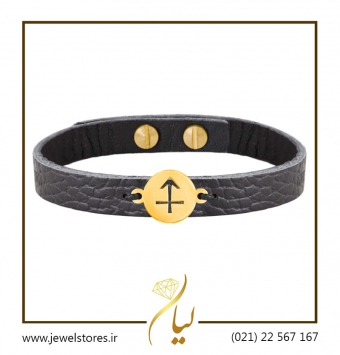 دستبند طلا مردانه نماد ماه آذر