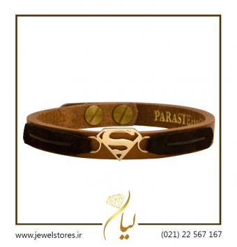 دستبند طلا مردانه Superman